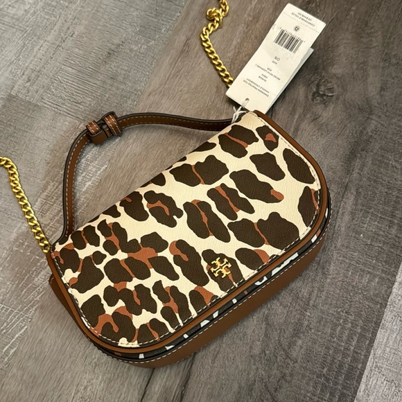 Tory Burch Leopard Crossbody NWT - Picture 1 of 12